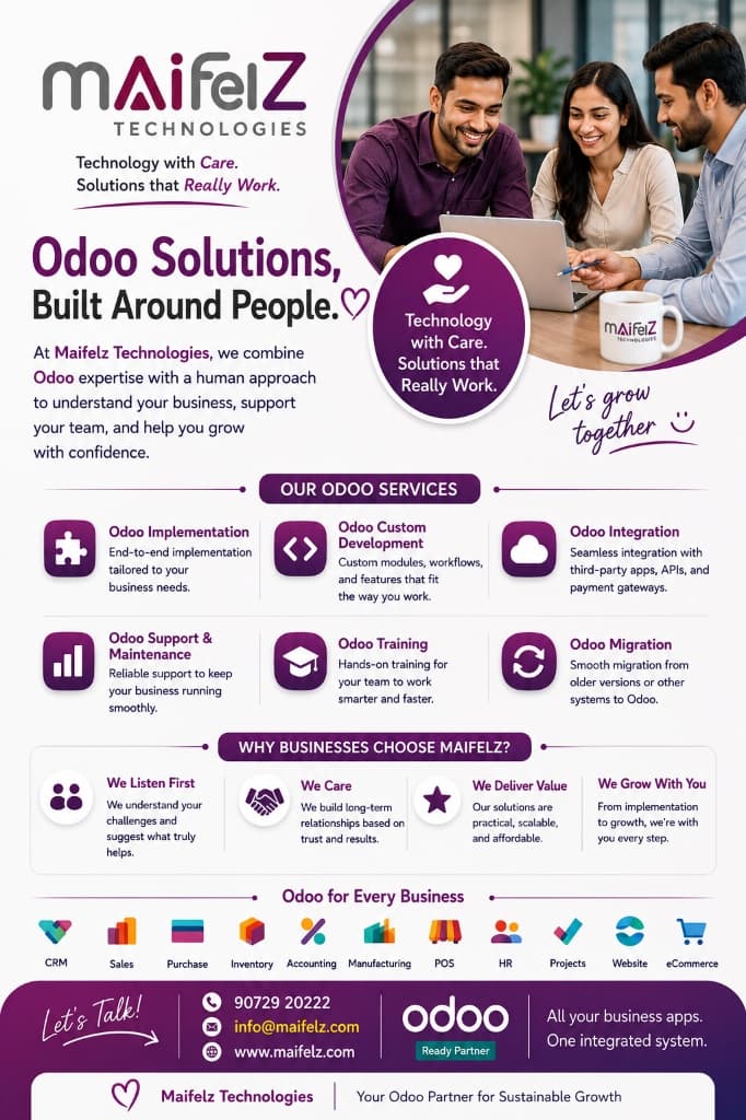 Odoo ERP Enterprise Apps Suite and Architecture Overview